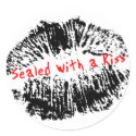 Sealed with a Kiss stickers