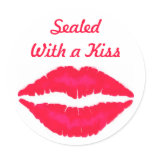 Sealed With a Kiss stickers