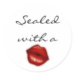 Sealed with a kiss stickers