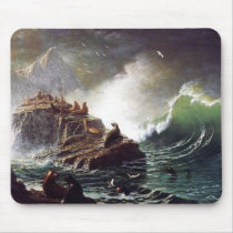 Seals on the Rocks, Farallon Islands - Bierstadt Mousepads