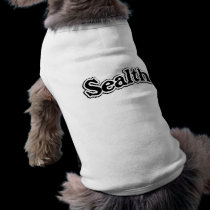 Sealth word no white pet clothing