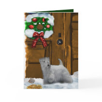 Sealyham Terrier Christmas Gifts cards