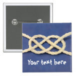 Seamen's Knot - Carrick Bend Pinback Button