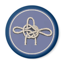 Seamen's Knots Refrigerator Magnet