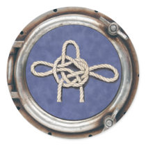 Seamen's Knots Round Stickers