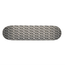 Seamless Diamond Shaped Chrome Plated Metal Skate Boards