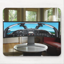 Seamless Display Flight Simulator Mouse Pad mousepads by seamlessdisplay Seamless Display Flight Simulator Mouse Pad mousepads