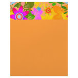 Seamless Floral Vector2 oranges peaches yellows fl Customized Letterhead