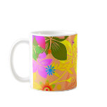 Seamless Floral Vector2 oranges peaches yellows fl Mug