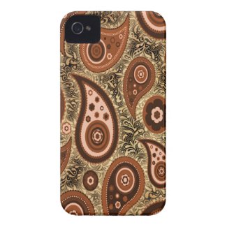 Seamless paisley with flower v3 iphone 4 covers