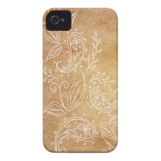 Seamless paisley with flower v5 iphone 4 covers