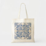 Seamless tile pattern tote bag