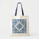 Seamless tile pattern tote bags