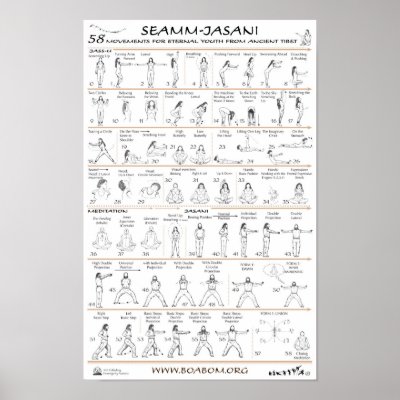Seamm-Jasani: 58 Movements for Eternal Youth Print by AYApublishing