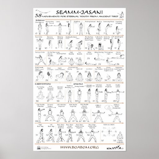 Seamm-Jasani: 58 Movements for Eternal Youth Print
