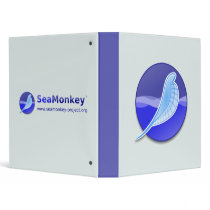 SeaMonkey Project - Horizontal Logo 3 Ring Binders