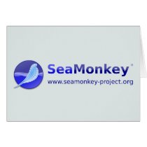 SeaMonkey Project - Horizontal Logo Greeting Card
