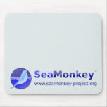 SeaMonkey Project - Horizontal Logo Mouse Pads