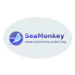 SeaMonkey Project - Horizontal Logo stickers