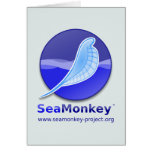 SeaMonkey Project - Vertical Logo Greeting Card