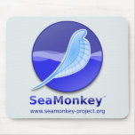 SeaMonkey Project - Vertical Logo Mouse Pad