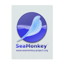 SeaMonkey Project - Vertical Logo Postcards