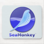 SeaMonkey Text Logo Mousepad