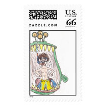 seamonster postage stamps