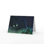 seamonster scifi/fantasy greetingcard
