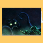 seamonster scifi/fantasy greetingcard cards