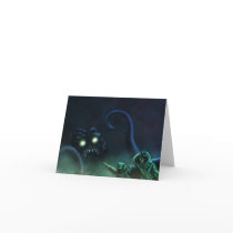 seamonster scifi/fantasy notecard