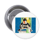 Seamstress Dressmaker Tailor Vintage Pinback Button