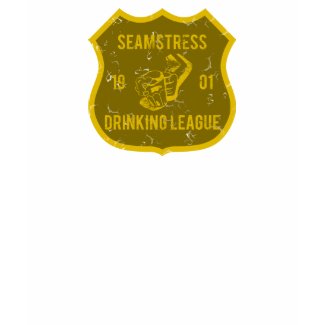Seamstress Drinking League shirt