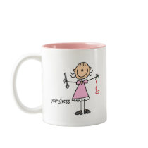 Seamstress Stick Figure Mug by stick_figures Seamstress Stick Figure Mug