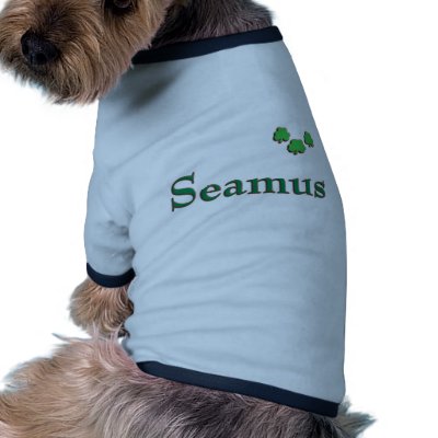 Seamus Irish Name Dog Clothing