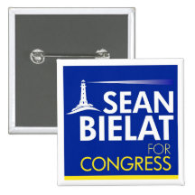 Sean Bielat for Congress Large Letter Button