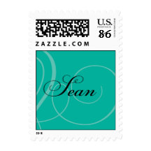 Sean Monogram Postage Stamp