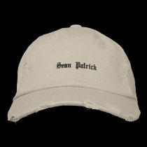 Sean Patrick embroidered hats