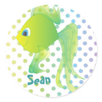Sean the Goldfish stickers by trennea Sean the Goldfish stickers