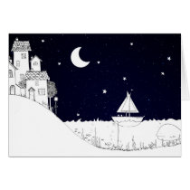 Seaport town - greeting card cards
