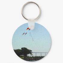 Seaport Village Kite Trees Coranado Bridge Water B keychains by lifesphere Seaport Village Kite Trees Coranado Bridge Water B keychains