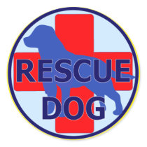 SEARCH AND RECUE DOG SARDA STICKERS