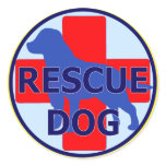SEARCH AND RECUE DOG SARDA STICKERS