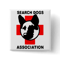 SEARCH DOG ASSOCIATION buttons