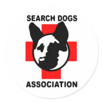SEARCH DOG ASSOCIATION stickers