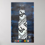 Sears / Harris Tower Chicago USA License Plate Art Print Sears / Harris Tower Chicago USA License Plate Art Print