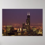 Sears Tower Evening posters