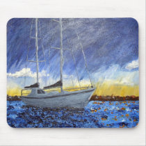 Sea's Lullaby Mousepad by paintingcoyote36 Sea's Lullaby Mousepad