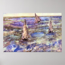 Seascape, 1873 by Edouard Manet Poster