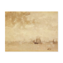 Seascape, a grey note by Whistler Postcard